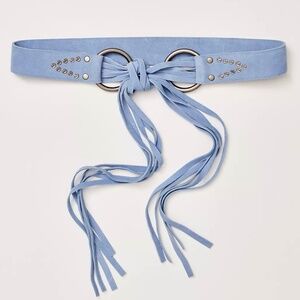 NWT $58 Free People Most Wanted Wrap Belt Corn Flower O/S